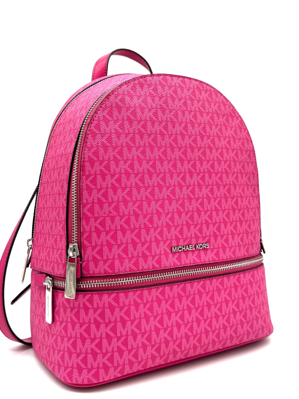 Michael Kors Medium Rhea Zip Backpack - Dragonfruit